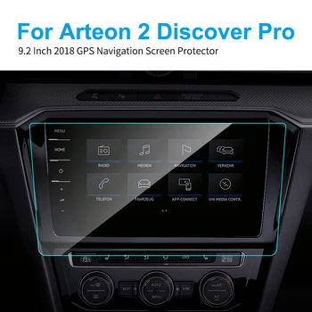 9,2-Инчов Автомобилен GPS Навигатор Защитен слой От Закалено Стъкло За Volkswagen VW Arteon 2 Discover Pro 2018 Автомобилни Аксесоари