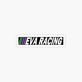 Eva Racing 5 бр. Автомобилни стикери за привлекателен на фона на лаптоп, Забавни детски декорации за прозорците на колата, броня, багаж, художествена печат мотоциклет