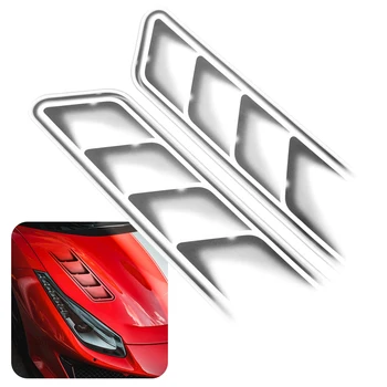 Автомобилен Стайлинг 3D Фалшиви Отвори за вентилация, Декоративни Стикери За Lexus ES IS GS и LS NX LX GX RX LF-A RC Corvette C4 C5 C6 C7