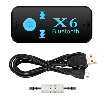 Адаптер Aux Bluetooth За автомобил с 3.5 мм Жак, USB Bluetooth4.0 за mazda cx-5, nissan x-trail t32 skoda ford focus, renault, subaru, kia