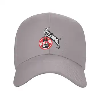 Ежедневни деним шапка с графичен принтом ФК Koeln, вязаная капачка, бейзболна шапка