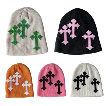 Еластична Дишаща есенна шапка, Многоцветни възли шапки за жени, затопляне на ушите, шапки, утепляющие стоки за студено време, директна доставка
