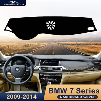 За BMW 7 Серия F01 2009-2014 730i 740i 750i 730d Противоскользящий Подложка За Солнцезащитной панели на Автомобила Dash Pad Anti-UV Automobile Калъф Килим