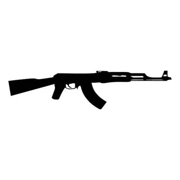 Индивидуална стикер на колата AK-47 Kalashnikov Adesivo Carro Do Decalques De Vinil Природен Carro Do Da Motocicleta,15*4 см