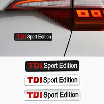 Метален Багажник на Колата Стикер На Целия Автомобил Емблема за VW TDI Sport Edition POLO GOLF CC TT JETTA, Passat, TOUAREG Аксесоари За Авто Икони