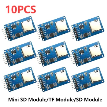 1-10 бр. Такса за Разширение на Паметта Micro SD Micro SD TF Карта Модул за Защита на Паметта SPI За Arduino 6 Контакти за Защита на Модул Памет