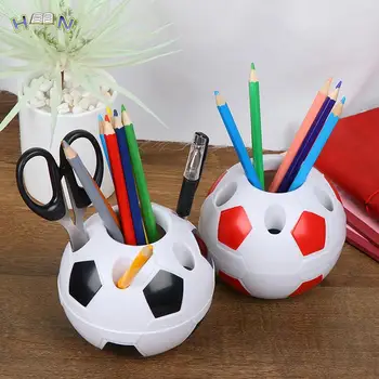 1 бр. дръжка за четка за зъби във формата на футболна топка, държач за моливи, настолна стойка, студентски подарък