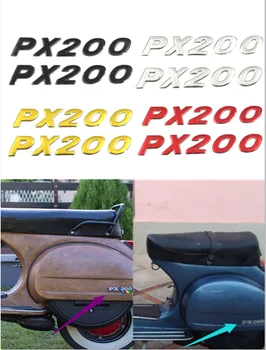 1 чифт за Vespa PX200 Стикер с логото на Желязната Овца Shell, украса на купето, стикери крило, логото на резервоара, етикети на мотоциклет PX 200