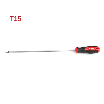 1бр 15,7 инча T5-T30 по-дълги от Отвертка С Винт Torx Магнитен Диск Винт устойчива на плъзгане Дръжка за Ръчни инструменти За Домашния Ремонт