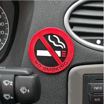 1бр Предупреждение да Не се Пуши Логото на Автомобилни Стикери за Opel Astra G H J Mokka Insignia, Meriva, Vectra Corsa Zafira 5 Цвята