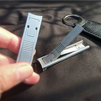 1БР ултра-Тънки Преносими Сгъваеми нокторезачки От Неръждаема Стомана Ръчен Нож За Рязане на Ноктите На Краката на Машина-Машинка за подстригване Професионален Инструмент За Маникюр