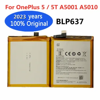 2023 Година BLP637 Оригиналната работа на смени Батерия За OnePlus 5 5T One Plus 5 5T 3300 mah Висококачествена Батерия за Мобилен Телефон