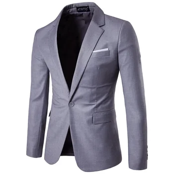 2023 Мъжки бизнес модерен всекидневен костюм за кума, сватбен костюм на един пуговице, палта, мъжко облекло