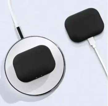 2024 за AirPods Pro защитен силиконов калъф Нова однотонная слушалки Apple Bluetooth мек калъф защитен калъф