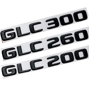3D ABS Черната Икона на Задния Багажник на Кола Букви Стикер Лого GLC200 GLC260 GLC300 Емблемата На Mercedes GLC 200 260 300 X253 Аксесоари