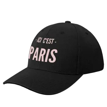 C ' est Ici Paris, Розова бейзболна шапка за голф, на каска, градинска дрехи, Дамски шапки от слънцето, мъжки
