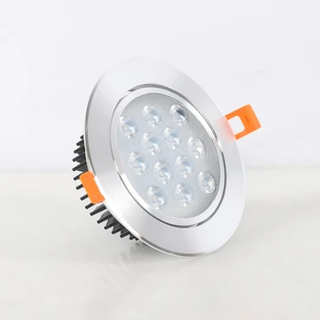 Led лампа с антирефлексно покритие трицветна променлив светлина 7 Вата 10 W 15 W 24 W кръг на тавана на фона лампа AC220V LED spot light осветление