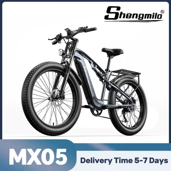 Shengmilo MX05 Електрически мотор 1000 W Мотор 48V17.5AH Електрически велосипед 26 инча 3,0 Дебела Гума Планински Офроуд Електрически велосипед