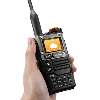 UV-K6 Двустранно Радио 144-146 Mhz 430-440 Mhz Преносим Многодиапазонный Радиостанцията Type-C За Зареждане на Air Band Радио Уоки Токи Scrambler