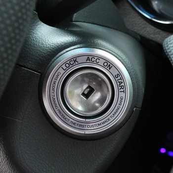 Алуминиево Халка За ключове за Запалване от въглеродни влакна, покриване на автомобилния прекъсвач За Opel Mokka ASTRA J Insignia sedan Sport Tourercar стайлинг