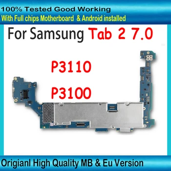 Версия ЕС за Samsung Galaxy Tab 2 7.0 дънна Платка P3110 P3100 Оригиналната Разблокированная дънна Платка с пълни чипове SM-P3110 SM-P3100