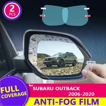 Дъждовна Филм Пълно Покритие на Огледалото за Обратно виждане Прозрачна Противотуманная Непромокаемая за Subaru Outback 2006-2020 2019 Етикети Автомобилни Стоки и Аксесоари