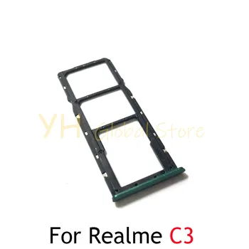 За OPPO Realme C3 C12 C15 C17 Слот за sim-карти на Притежателя на тавата резервни Части за ремонт на сим-карти