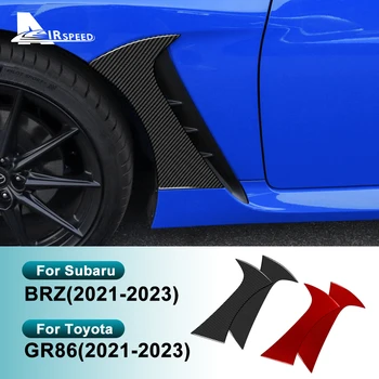 За Subaru BRZ и Toyota GR86 2021 2022 2023 LHD RHD От Настоящето Твърди Въглеродни Влакна Автомобили Тампон На Крило Стикер Протектор Аксесоари