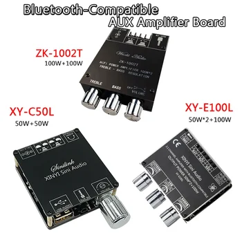 ЗК-1002T Bluetooth-съвместими усилвател за HIFI 2.0-Канален Комплект аудиомодуля 100Wx2