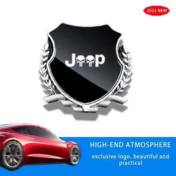 Знак за Промяна Отстрани на Колата Триъгълна Метален Стикер само За Jeep Renegade Wrangler JK JL Grand Cherokee Аксесоари Лого 2023