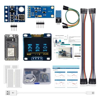 Комплект метеорологични станции ESP8266, температура, влажност, Атмосферно налягане, набор от електронни компоненти за Arduino IDE Ин Starte