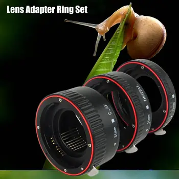Комплект пръстени за макро-удлинительного обектив с автоматично фокусиране 13/21/31 мм на обектива на камерата с затваряне на EF