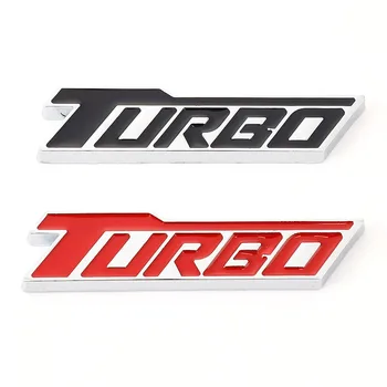 Метален стикер на колата Лого Turbo Емблемата на Иконата на Етикети върху логото на Turbo на BMW, Audi, Volkswagen, Ford, Nissan, Toyota, Honda, Jeep, Volvo, Opel, KIA