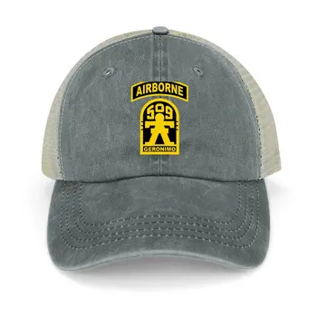 Министерството на отбраната.3 Джеронимо 509-аз съм Въздух-въздушна Парашютная Пехотна шапка Ковбойская шапка |F- | възстановяване на предишното положение Шапка Елитни марка за Луксозна Дамска Шапка за Мъже