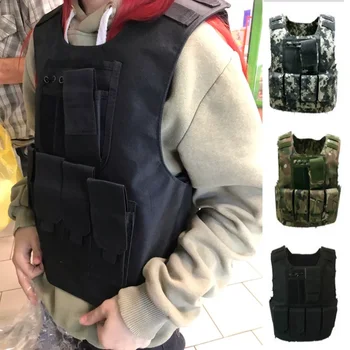 Набор от играчки в униформа за деца, военен боен момче, тактическа жилетка, камуфляжная броня, потници, облекло за войниците на специалните сили на Армията на САЩ