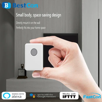Нов BroadLink BestCon SCB1E Универсален безжичен таймер за управление на Wi-Fi стенен ключ за Автоматизация на умен дом с Алекса Google Assistant