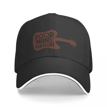 Нова кафява бейзболна шапка с логото на китара PMV, директна доставка|F-|Дамски шапки, мъжки