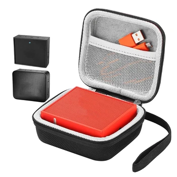 Преносим твърд калъф от EVA в джоб, чанта-кутия за съхранение на аксесоари за Bluetooth високоговорители JBL Go 1/2 Директен доставка