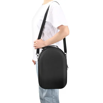 Пътна чанта за носене, защитна чанта от надраскване, кабелни превръзки с пагон контролера на виртуална слушалки Meta Quest 3