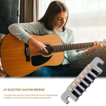Реколта гащички с шипове и вложки, резервни части за електрически китари LP SG ES ЕПИ, 6-струнен електрическа китара