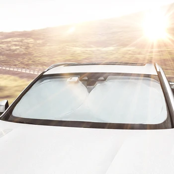 Сенника На Прозореца На Колата Сенника На Предното Стъкло Козирка Защитник На Предното Стъкло Сгъваем За Renault Megane Twingo Clio Talisman Scenic