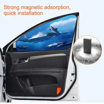 Слънчеви очила на задното стъкло на автомобила, авто магнитен козирка, солнцезащитная шторка, козирка с атрактивен дизайн