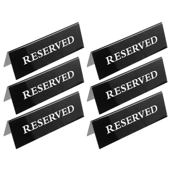 Стикери с посочване на свободни места Стикери за сватбени партита Триъгълна дъска за напомняне за резервация на маса в ресторанта на хотела