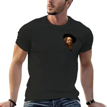 Тениска с портрет на Рембранд, летен топ, тениски за гиганти, тениски за мъже