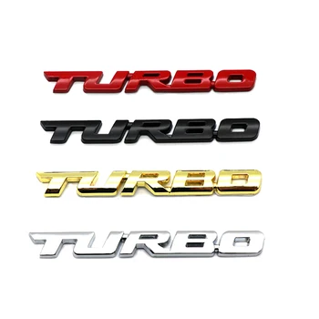 ТУРБО Метална автомобили стикер за полагане на Емблемата на купето 3D Стикер за Ford Focus 2 на Фокус 3 КУГА 2005-2017 Гореща разпродажба