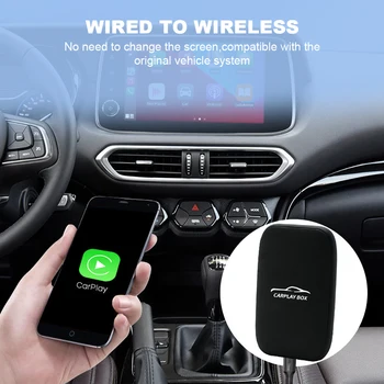 Универсален Безжичен CarPlay Android Auto За Tesla Model 3 Model X Аксесоари Безжичен Карпальный Адаптер Ai Box 5G WiFi-Connect