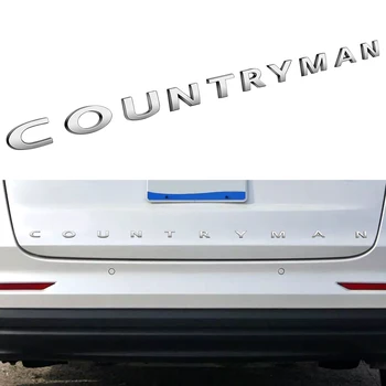 Хромирани низ характер Етикет С Логото на COUNTRYMAN, Емблема, Табелка Отзад На Багажника на MINI Cooper S F54 F55 F56 R55 R56 R57 R59 R60 R61 Countryman