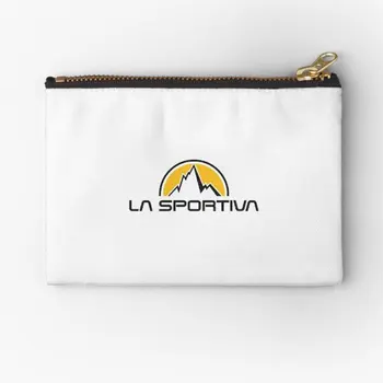 Чанта с цип с логото на La Sportiva, Мъжки тип опаковка за съхранение в чантата си, Чисто бельо, Дамски Малка косметичка, бикини, Джобни чорапи, монети